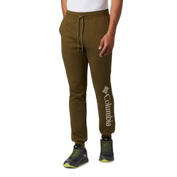 Columbia Muške Hlače - Lodge Double Knit Jogger Maslinasto Zelene | TFIA-56397